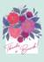 Thanks a Bunch, Flowers and Envelope Card created by Paper Raven Co.