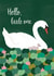 Hello Baby Swan and Gosling New Baby Card created by Erika Firm
