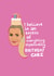 Dorit - Real Housewives of Beverly Hills - Birthday Cake Card - RHOBH created by PonyChops