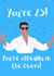 Funny Simon Cowell 25th Birthday Card created by Lucy Digital Designs