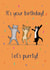 Birthday Dancing Cats card created by Maddy Bennett