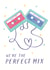 Perfect Mix Anniversary or Valentine's Day - Retro Music Cassette Tape 1990s created by Painted Parasol Studio