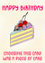 Happy birthday…Choosing this card was a piece of cake created by Lizzie’s Loving Designs