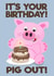 Greedy Piggy Birthday created by Planet Pals