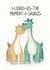 Cute Dinosaur Pun Love Card for Husband, Wife, Birthday, Anniversary created by Lanther Black