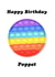 Everybody loves a poppit birthday card created by Chloé Lawson