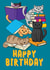Happy Birthday Book Cats created by Doodlecats