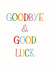 Good luck leaving wishes  created by Silky Rose Design