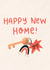 Cute House Keys New Home Card - Happy New Home! created by @pepperpeachillustrations