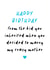 Happy birthday from the kid you inherited 1002 created by Superlush Cards