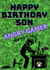 Happy birthday son angry gamer created by Ellie & Co