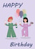 Girlfriends drink champagne and celebrate their birthday created by ANNA Zakharova