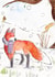 Cosy fox in the snow created by Becky Holman