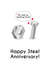 Nuts and Bolts Steel Anniversary Card! created by Violet Owen Designs