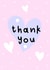 Thank you cute heart  created by OkayDoodle