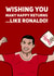 Cristiano Ronaldo Birthday Card created by Elgo Designs