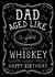 Dad Birthday Jack Daniels Whiskey Card created by la la la Designs