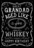Great Grandad Jack Daniels Whiskey Birthday Card created by  la la la     Designs