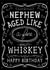 Nephew Jack Daniels Birthday Card created by  la la la     Designs
