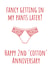 Second Anniversary - Funny Rude Cotton Pants created by A Bee's Designs
