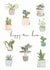 Happy New Home Houseplant Card created by Sage and Hart