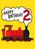 2nd Birthday Steam Train created by Doodle Rob