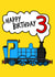 3rd Birthday Steam Train created by Doodle Rob