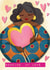 Sending My Love, Well Wishes Card created by Aziza Illustrates