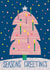 pink christmas tree created by Kamilya Panina