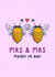 Mrs & Mrs Meant to Bee - Wedding Card created by Joanne Hawker