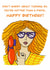 Funny Happy 30th Birthday Card created by Daria Solovyeva