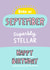 Born in September Birthday Card created by Angela Chick