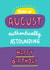 Born in August Birthday Card created by Angela Chick
