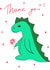 Cute dragon to say thank you created by DigitalartAM
