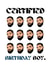 Drake certified birthday card  created by Keepseyshop
