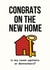 Funny Spare Room New Home Card - Congrats On The New Home - Is My Room Upstairs Or Downstairs created by Sundiva Designs