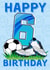 6th Birthday Football Card created by Love Gifts
