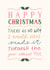 Happy Christmas Friendship Family Thankful Card created by Flourish Paperworks