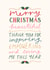 'Merry Christmas Beautiful' Friendship Family Love Card created by Flourish Paperworks