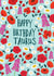 Happy Birthday Taurus Floral Zodiac Card created by Marie Wilkinson
