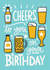 Cheers to you on your birthday 1000 created by Natalia Gonzalez
