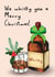 Whisky Pun Merry Christmas Card created by Amy Florence Design