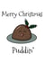 Merry Christmas, pudding Christmas card created by Artholey 