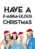 F-Abba-Ulous Christmas card created by MintCards