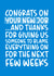 Congrats on Your New Job Funny Card created by Brogan Thomas