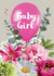 Baby Girl Balloon bouquet created by Sarah Kelleher