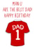 Man U birthday card created by Nicole Kelly
