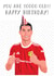 Man Utd Ronaldo Birthday Card created by Replay Prints