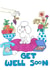 Get Well Soon Poodle Dog created by Cards by Gem