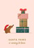 Santa Paws Sausage Dog Christmas Card created by Hannah Nolloth